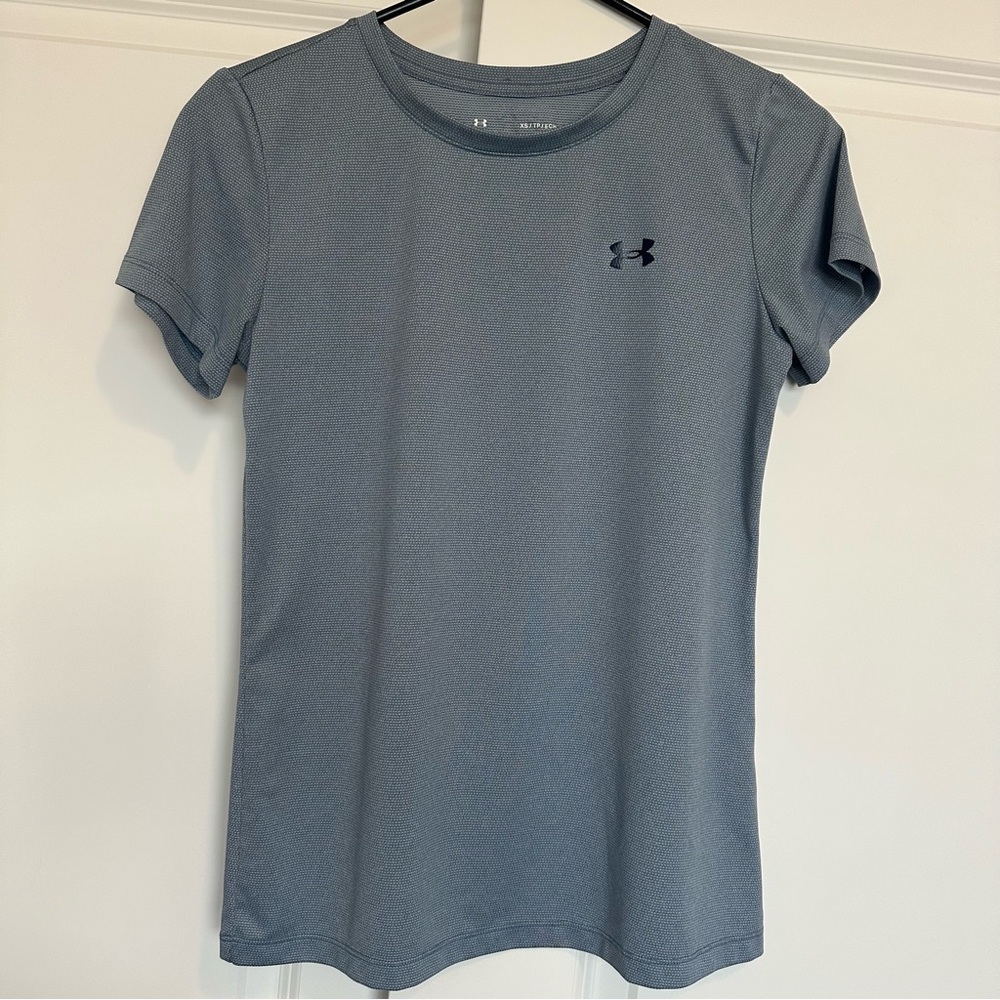 Under Armour Women's Short-Sleeve Grey Performance Tee